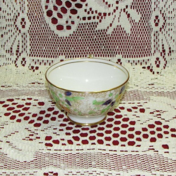Adderley Vintage Bone China Teacup Ornate Floral Gold Gilt Cup Elegant - Picture 5 of 5